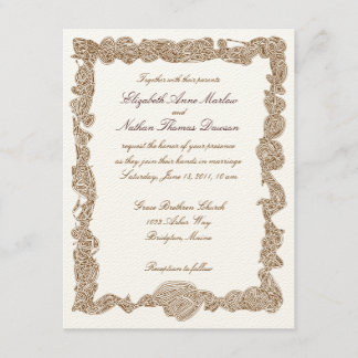 Invitations pour mariages