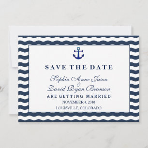 Invitations pour mariages   Marine marine nautique