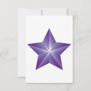 Invitations Purple Star