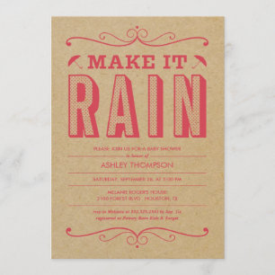 Invitations Retro Baby Shower