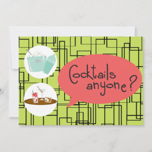 Invitations Retro Cocktail Party