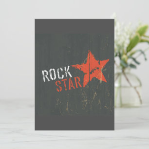 Invitations Rock Star Music