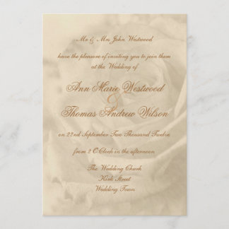Invitations roses de mariage de cru