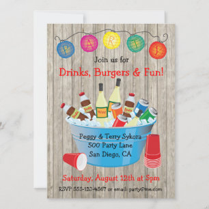 Invitations Rustic Party