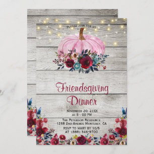 Invitations rustiques d'Amicale Bourgogne