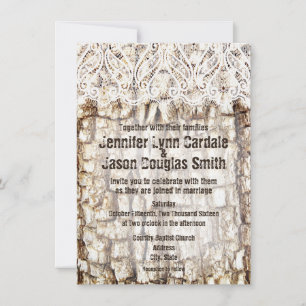 Invitations rustiques de mariage de chasse de Camo