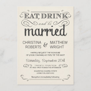 Invitations rustiques de mariage de parchemin de