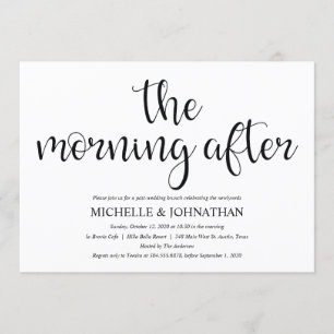 Invitations rustiques parfaits de brunch de