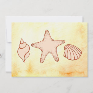 Invitations Seashell Beach
