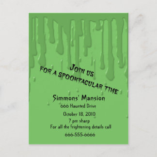 Invitations Slime Sèche
