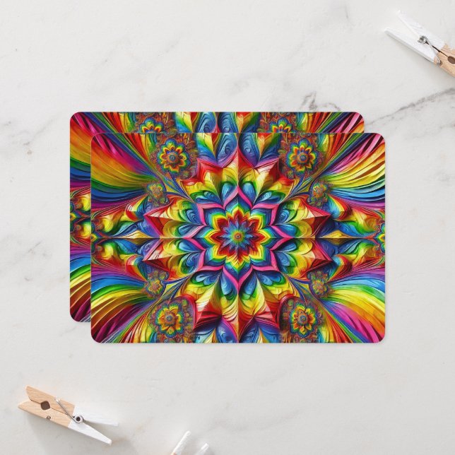 Invitations spéciales avec LGBTQ Design (Devant/Arrière en situation)