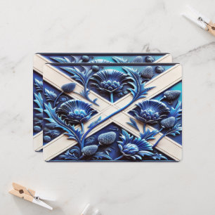 Invitations spéciales avec Scottish Thistles