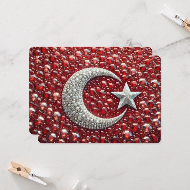 Invitations spéciales avec Turkish Design (Devant/Arrière en situation)