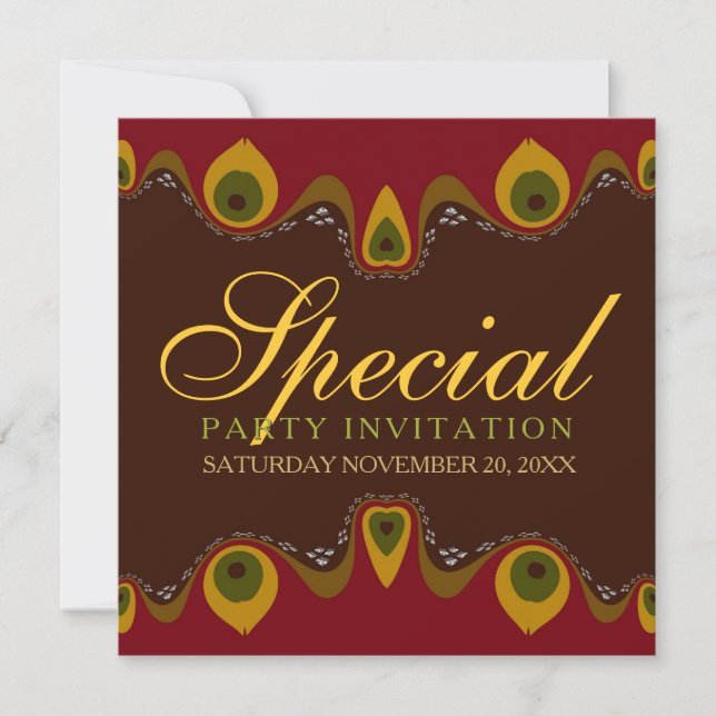 Invitations spéciales Goddess Inner Flame (Devant)