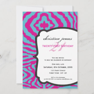 INVITATIONS SPÉCIAUX :: superbe zèbre 15P