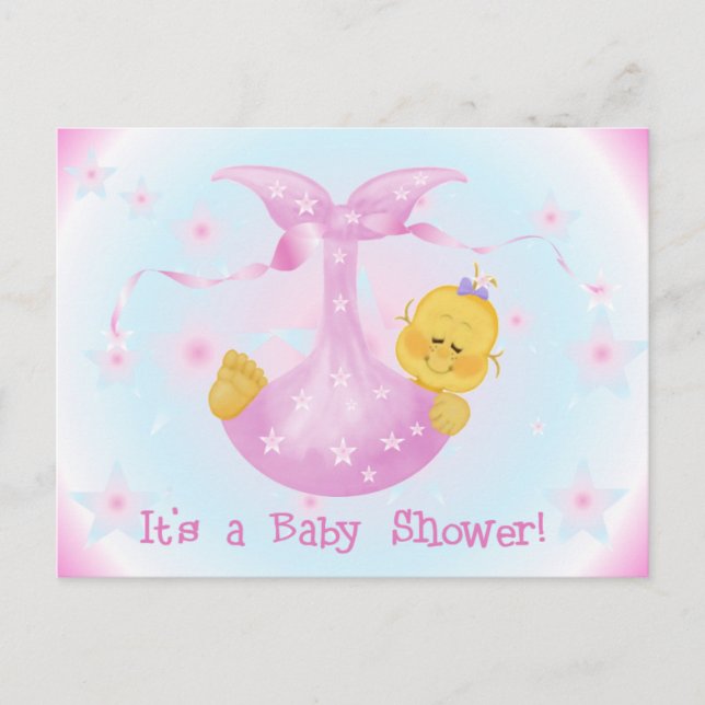 Invitations Star BabyShower (Devant)