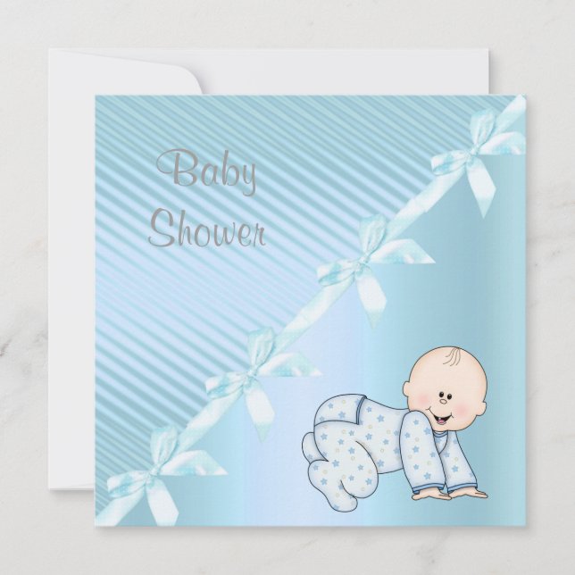 INVITATIONS SUR LA DOUCHE BÉBÉ CUTE PAR MUMSBUBSNG (Devant)