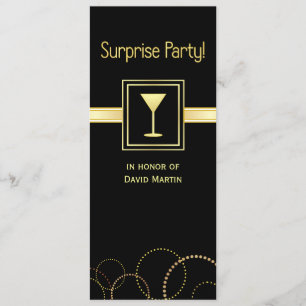 Invitations Surprise Party - Contemporary Tall