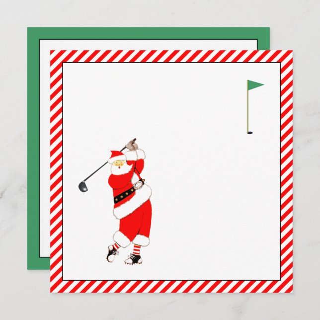 Invitations Tournoi de Vacances Golf (Devant / Derrière)