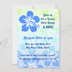 Invitations tropicales de Kono Hibiscus