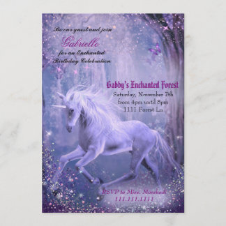 Invitations Unicorn, Invitations Anniversaires Uni