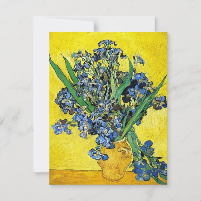 Invitations Van Gogh Irises (Devant)