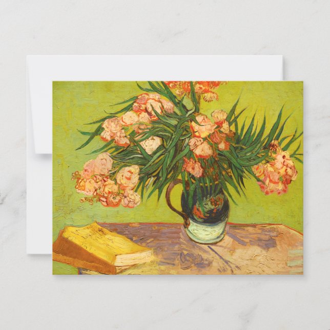 Invitations Van Gogh Oleanders (Devant)