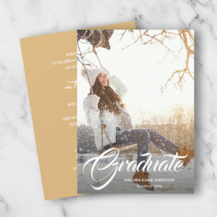 Invitations Vertical Photo Graduation Party