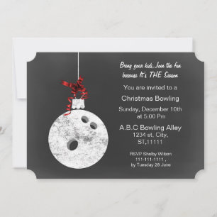 Invitations vintages à la boite de Noël