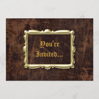 Invitations Vintages à la fête de style antique