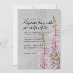 Invitations Vintages de mariage Heather