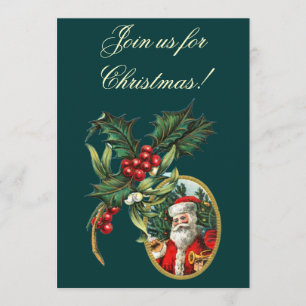 Invitations vintages de Noël