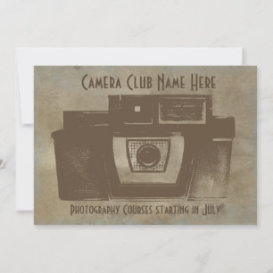 Invitations Vintages du Camera Club