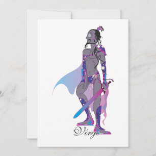 Invitations Virgo (mâle)