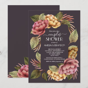 Invitations Wedding showers de couples floraux spe