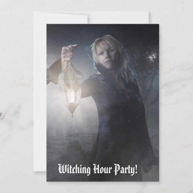 Invitations Witching de partie d'heure (Devant)