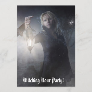 Invitations Witching de partie d'heure