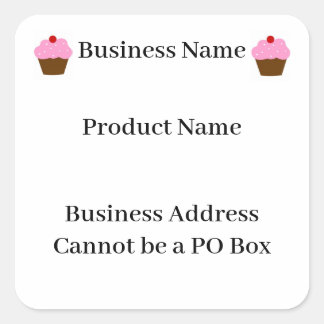 Iowa Cottage Food Law Étiquette pour la boulangeri