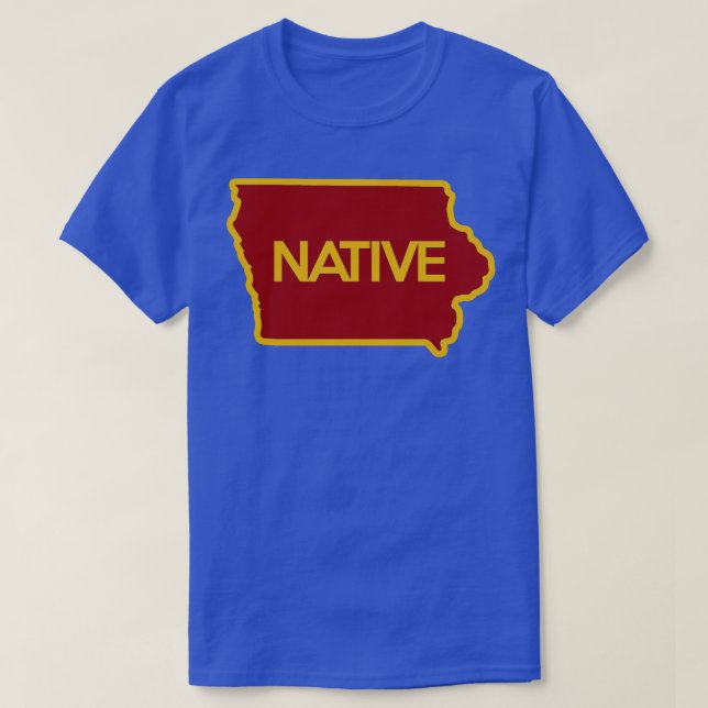 Iowa Native IA TShirt (Design devant)