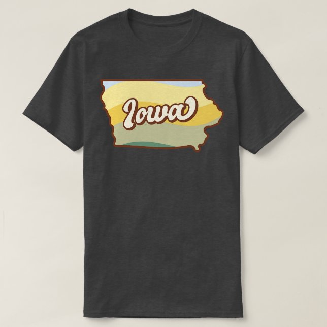 Iowa Retro TShirt (Design devant)