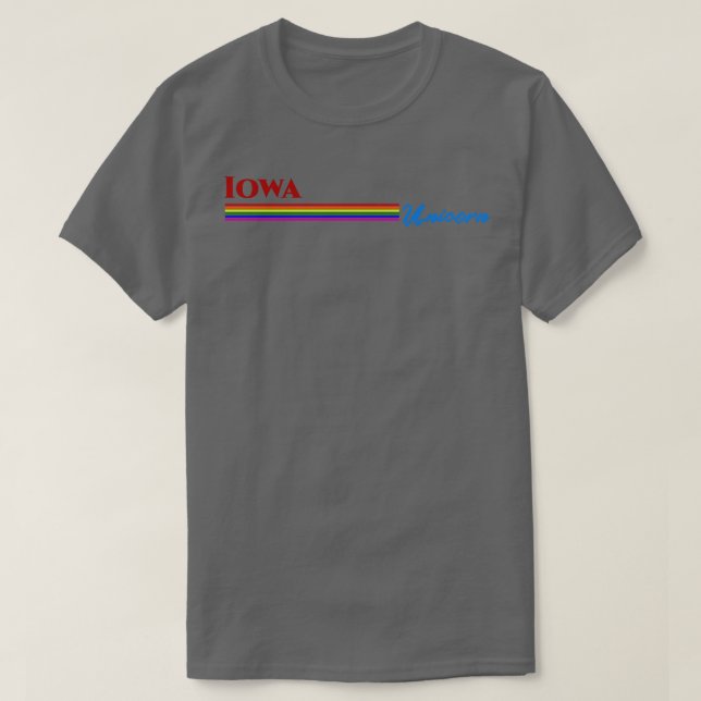 Iowa Unicorn cadeau TShirt (Design devant)