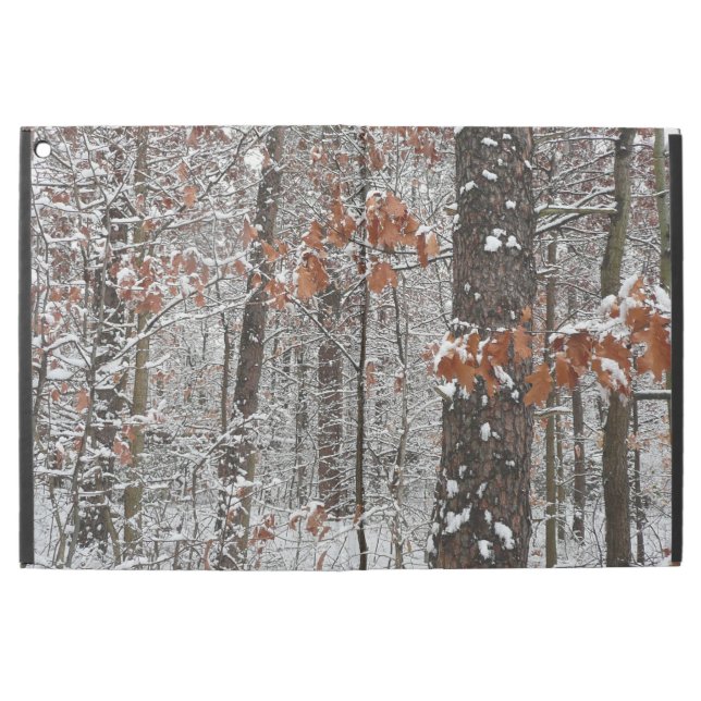 iPad Pro 12.9" Case Chênes couverts de neige hiver Photographie de la  (Extérieur)
