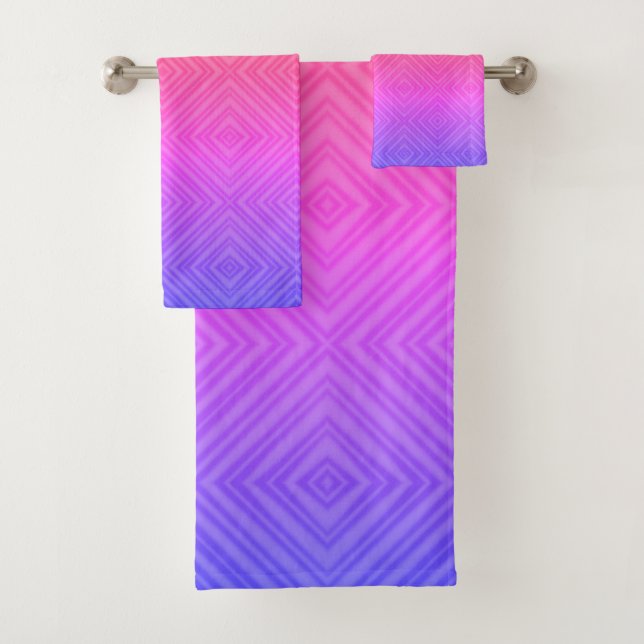 Ipanema Rainbow Hypnotic Diamond Moderne Art Pop  (En situation)