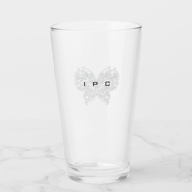 IPC - Verre de papillon de poésie (Devant)