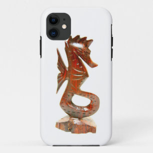 iPhone 11 coque à cheval de mer sculpté