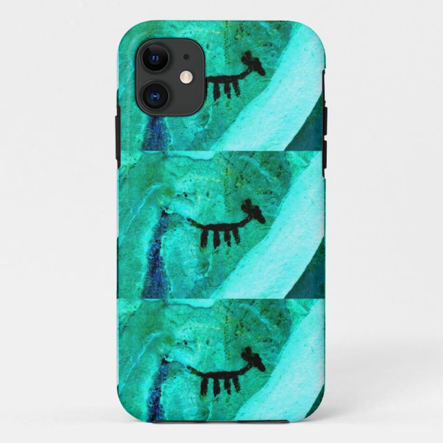 iPhone 11 coque d'art rock vert (Dos)