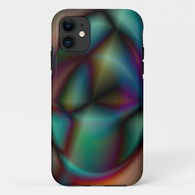 iPhone 11 coque de bijoux abstrait (Dos)