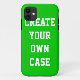 iPhone 11 Créez votre propre Coque - Vert d'herbe