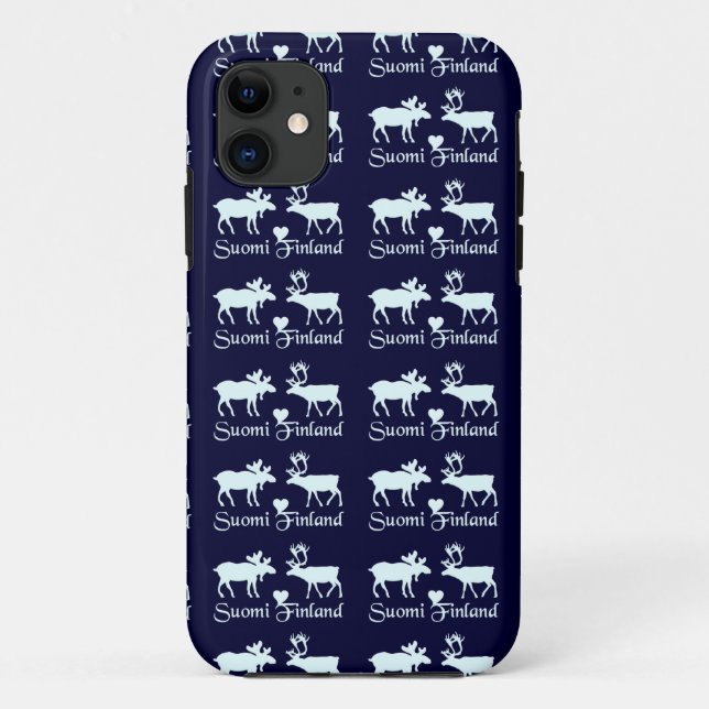 iPhone 11 Finlande Moose & Reindeer coque iphone-mate (Dos)