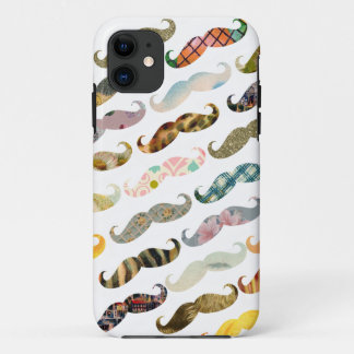 iPhone 11 La moustache antique avec le cru modèle le coque